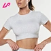 Upgrade your casual style with our grey crop t shirt. Shop now for a range of sizes and colors to elevate your wardrobe with our grey crop t shirt.